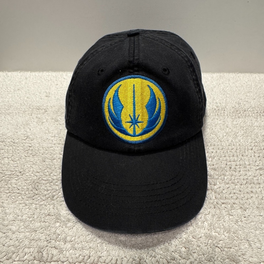 Disney Parks Star Wars Jedi Order Hat Cap Black Logo Embroidery Strap Back Dad
